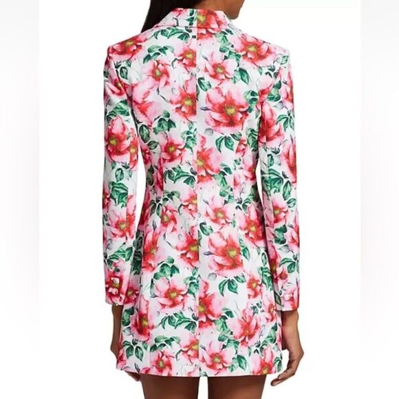 Alice + Olivia Latoya floral mini blazer dress Size 6 NWOT - Picture 4 of 4